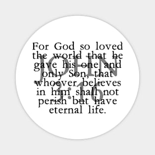 John 3:16 Magnet